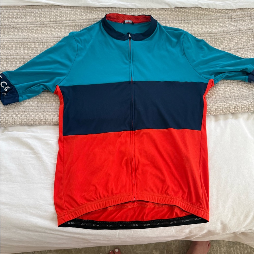Le Col men’s XL Colorblock Cycling Jersey